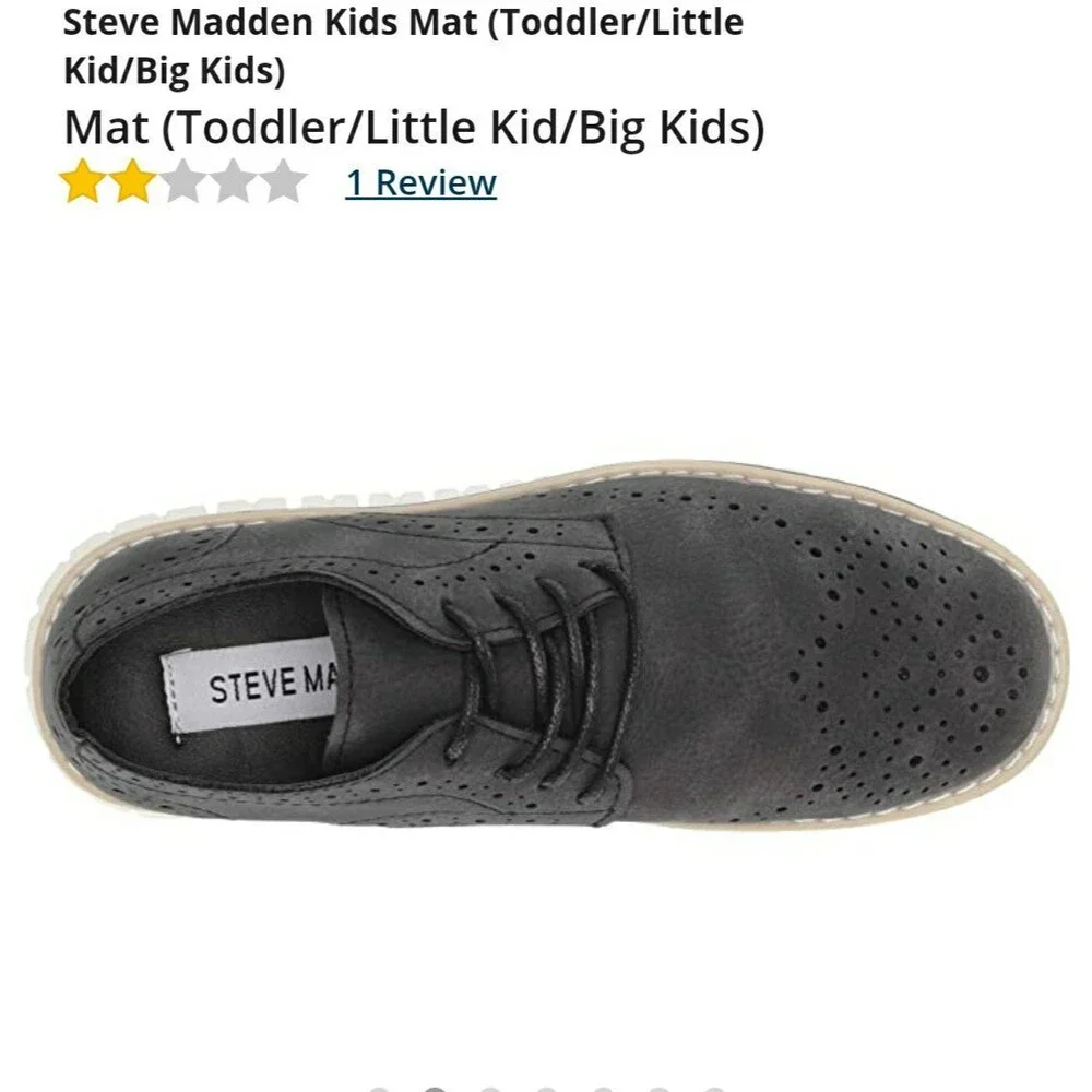 Steve Madden boys shoes, size 3, new